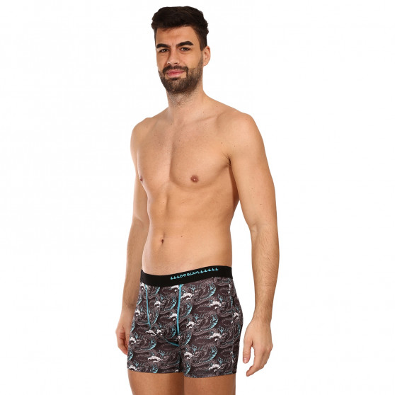 Boxershorts för män 69SLAM fit moon dragon blue (MBYMNB-PO)