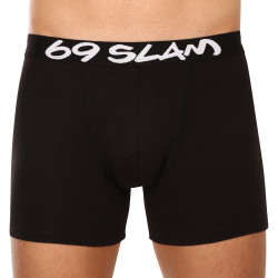 Boxershorts för män 69SLAM fit bamboo plain (MBVPLN-BK)