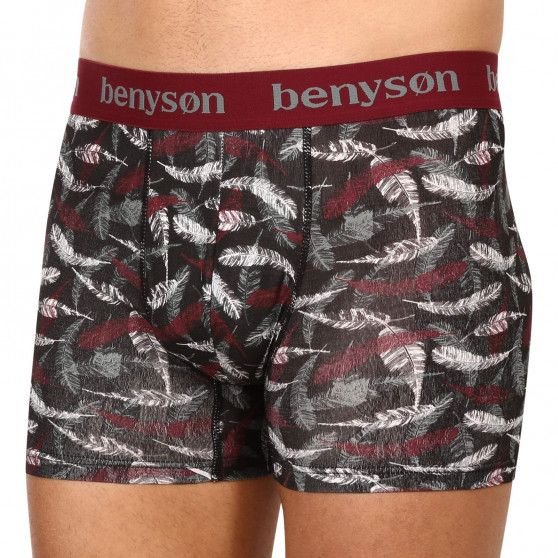 3PACK Boxershorts för herrar Benysøn bambu multicolour (BENY-7010)