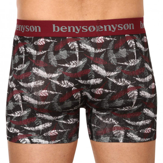 3PACK Boxershorts för herrar Benysøn bambu multicolour (BENY-7010)