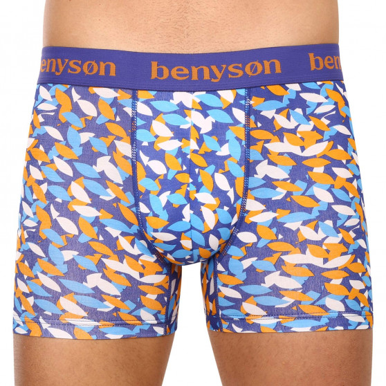 3PACK Boxershorts för herrar Benysøn bambu multicolour (BENY-7010)