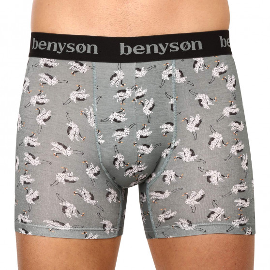 3PACK Boxershorts för herrar Benysøn bambu multicolour (BENY-7010)