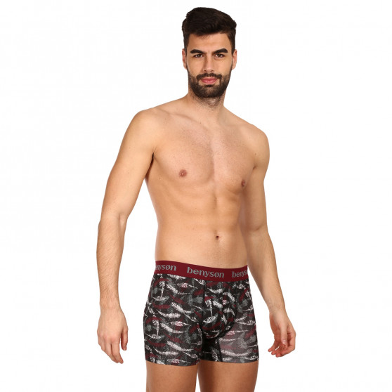 3PACK Boxershorts för herrar Benysøn bambu multicolour (BENY-7010)