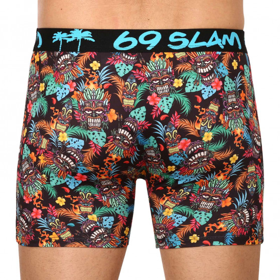 Boxershorts för män 69SLAM fit hawaiian tiki (MBYHWT-PO)