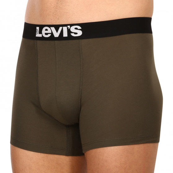 2PACK Boxershorts för herrar Levis grön (905001001 011)