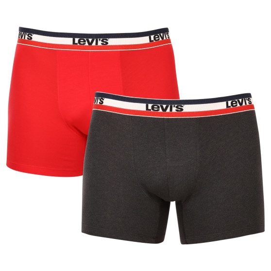 2PACK Boxershorts för herrar Levis multicolour (905005001 786)