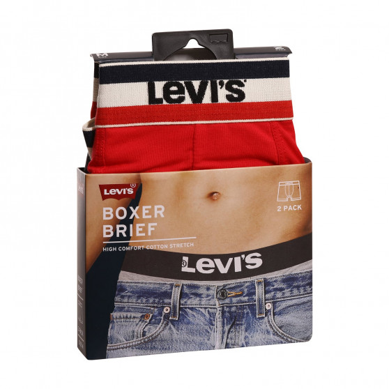 2PACK Boxershorts för herrar Levis multicolour (905005001 786)