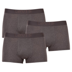 3PACK Boxershorts för herrar Levis grå (905042001 007)