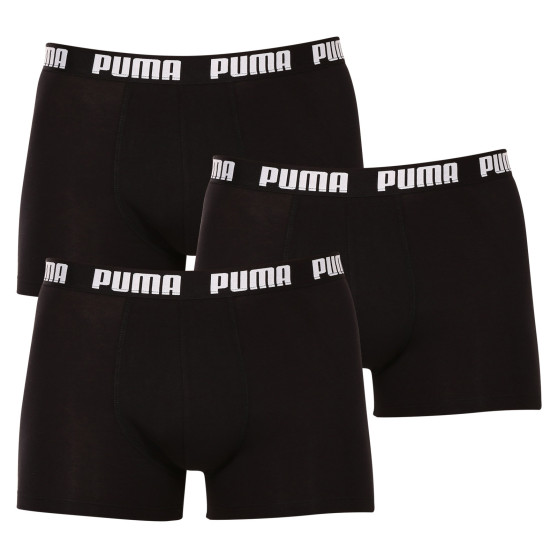 3PACK Boxershorts för herrar Puma svart (701206546 001)