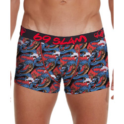 Boxershorts för män 69SLAM hip bamboo moon dragon red (MHBMND-BB)