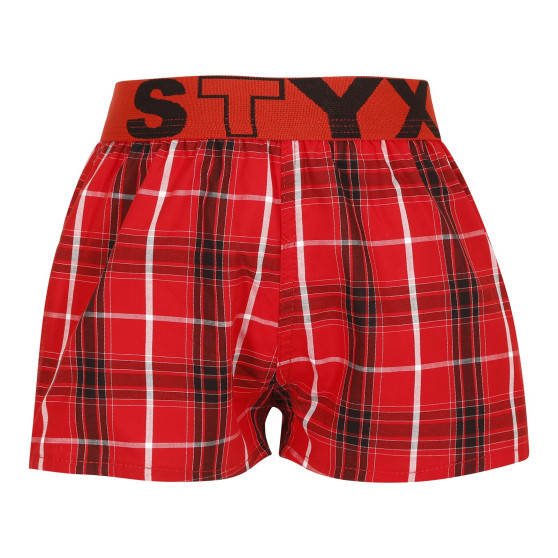 Barnshorts Styx sport elastisk flerfärgad (BJ931)