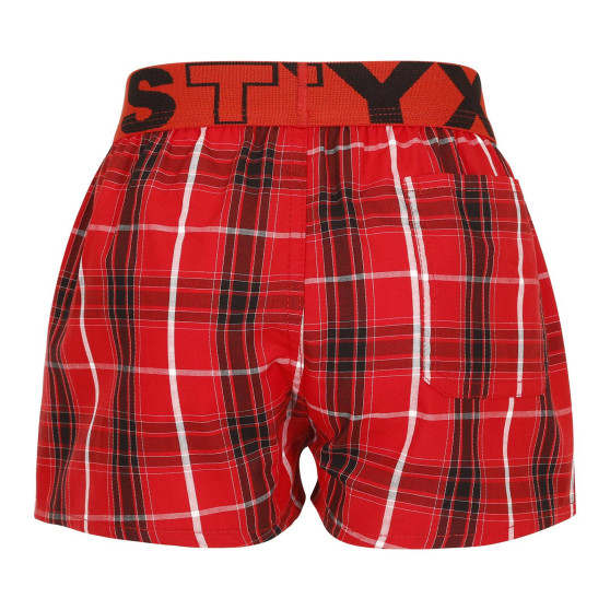 Barnshorts Styx sport elastisk flerfärgad (BJ931)