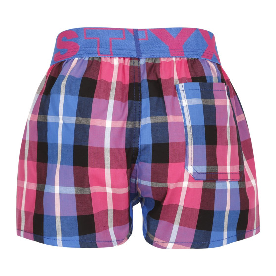 Barnshorts Styx sport elastisk flerfärgad (BJ932)