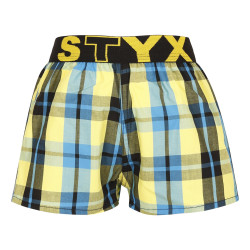 Barnshorts Styx sport elastisk flerfärgad (BJ933)