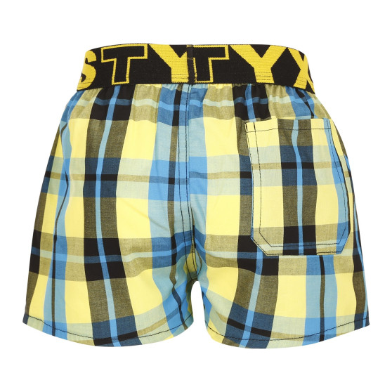 Barnshorts Styx sport elastisk flerfärgad (BJ933)