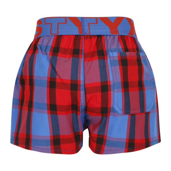 Barnshorts Styx sport elastisk flerfärgad (BJ937)