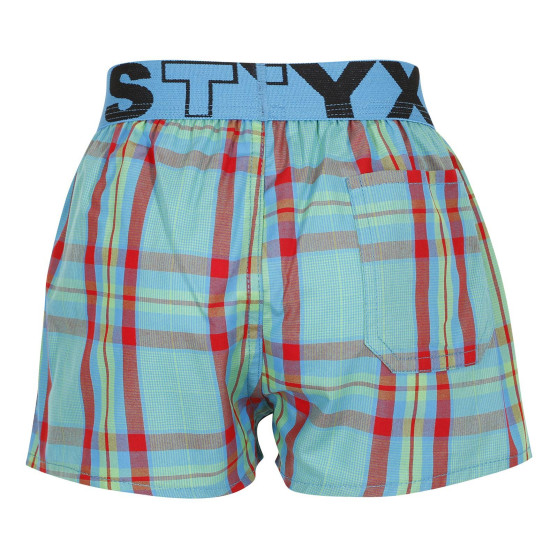 Barnshorts Styx sport elastisk flerfärgad (BJ939)