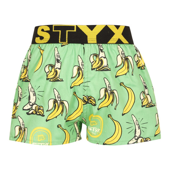 Barn shorts Styx konst sport gummi bananer (BJ1359)