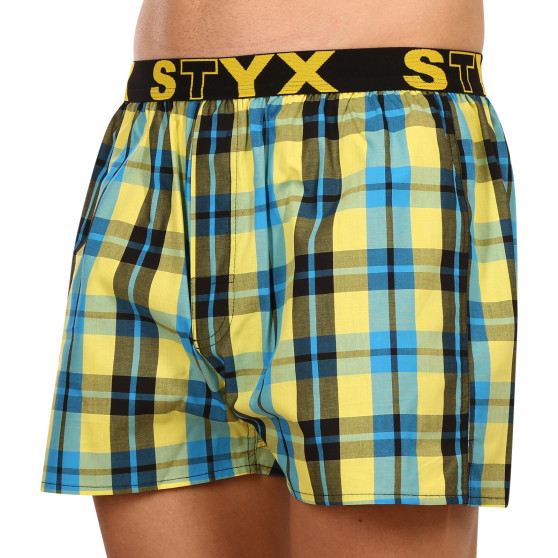 Boxershorts för herrar Styx sport elastisk flerfärgad (B933)