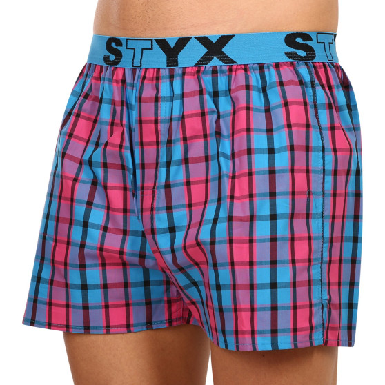 Boxershorts för herrar Styx sport elastisk flerfärgad (B934)