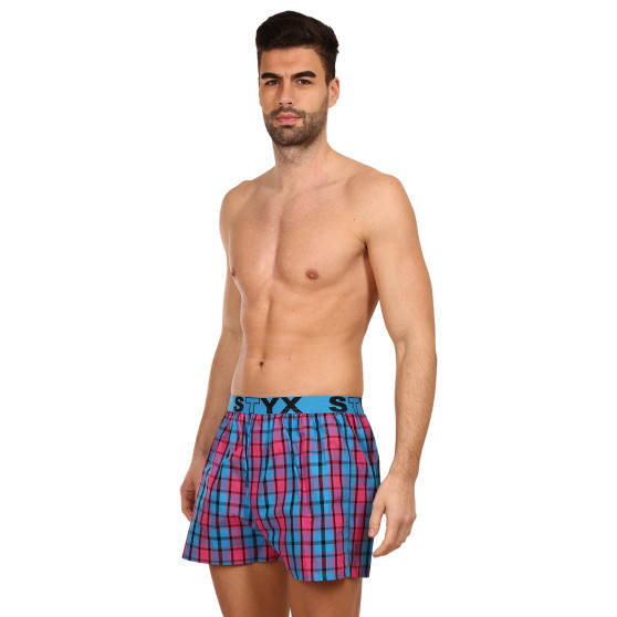 Boxershorts för herrar Styx sport elastisk flerfärgad (B934)