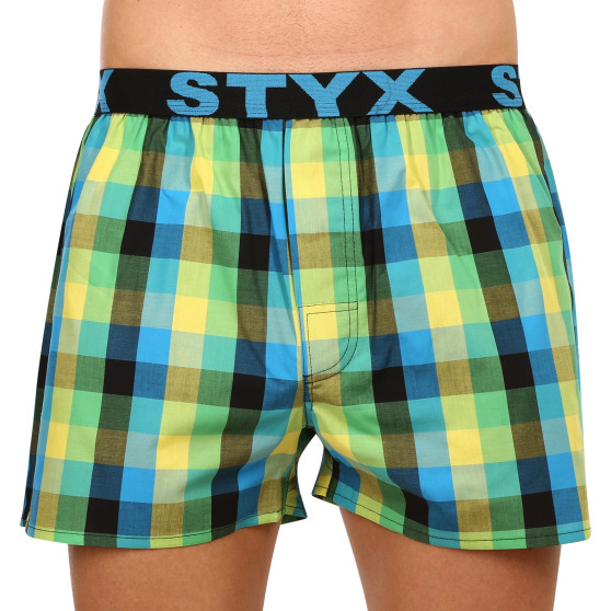 Boxershorts för herrar Styx sport elastisk flerfärgad (B936)