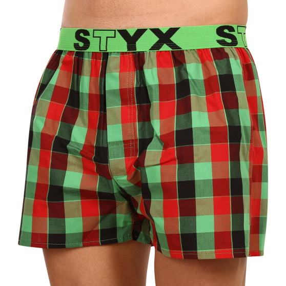 Boxershorts för herrar Styx sport elastisk flerfärgad (B938)