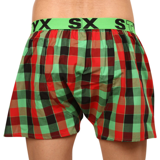 Boxershorts för herrar Styx sport elastisk flerfärgad (B938)