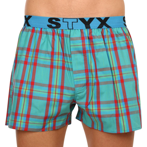 Boxershorts för herrar Styx sport elastisk flerfärgad (B939)