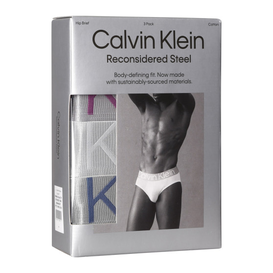 3PACK herrkalsonger Calvin Klein multicolour (NB3129A-C7Y)