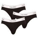 3PACK herrkalsonger Calvin Klein svart (NB2379A-001)