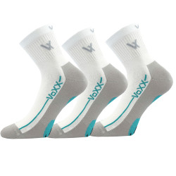 3PACK strumpor VoXX vit (Barefootan-white)