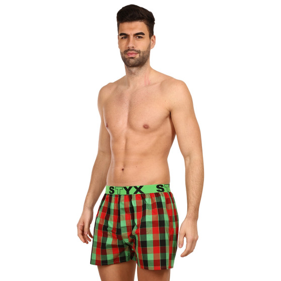 5PACK Boxershorts för herrar Styx sport elastisk flerfärgad (B9312345)