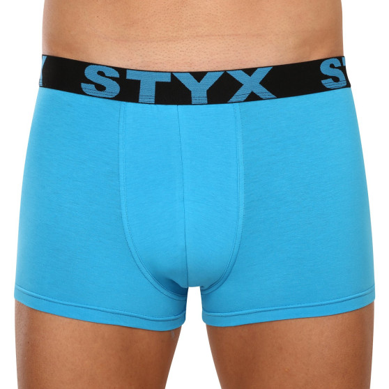 3PACK Boxershorts för herrar Styx sport elastisk blå (3G96789)