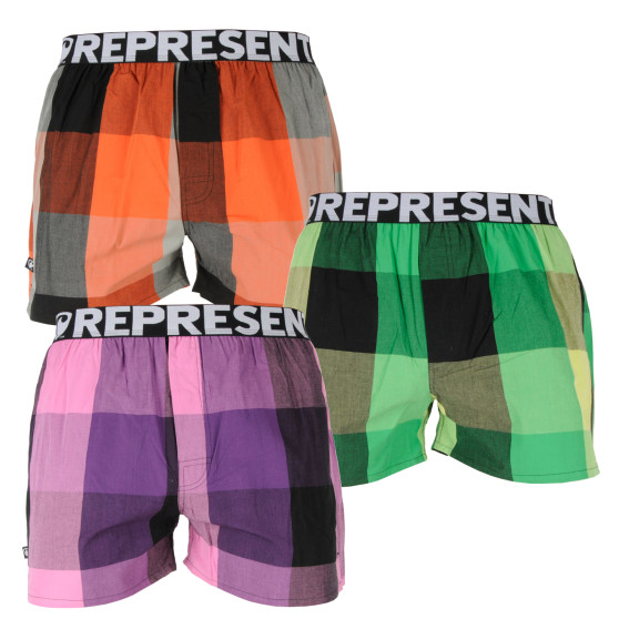 3PACKBoxershorts för herrar Represent Mikebox (R1M-BOX-02515357)