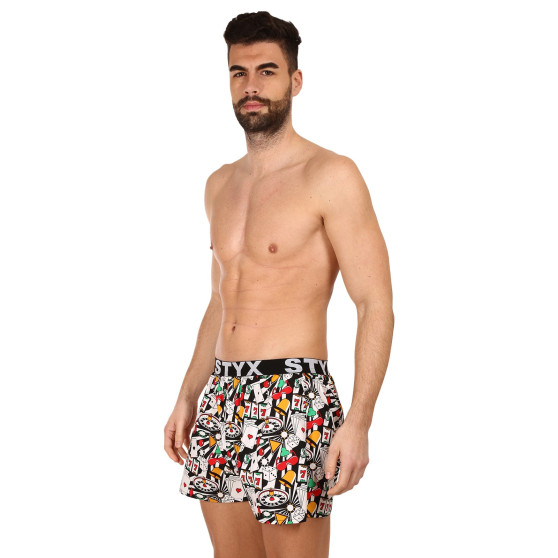 Boxershorts för herrar Styx konst sport gummi kasino (B1553)