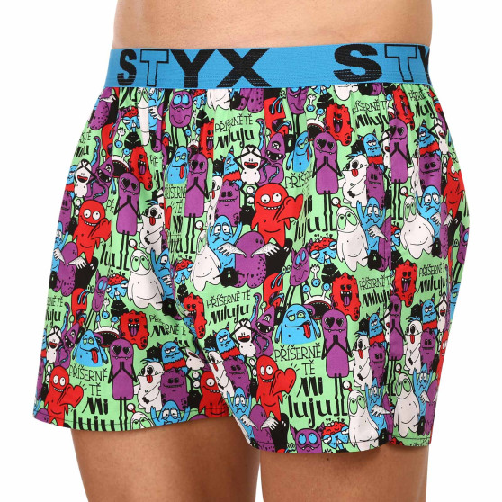 Boxershorts för herrar Styx konst sport gummi monster (B1555)