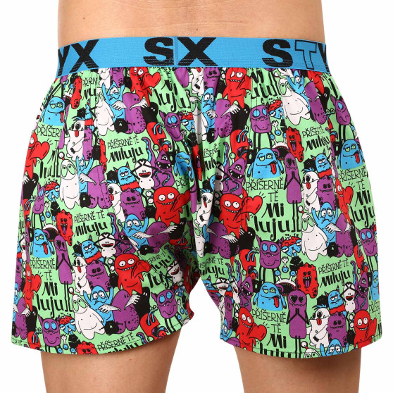 Boxershorts för herrar Styx konst sport gummi monster (B1555)