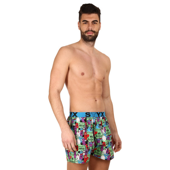 Boxershorts för herrar Styx konst sport gummi monster (B1555)