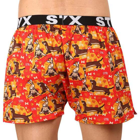 Boxershorts för herrar Styx konst sport gummi hundar (B1554)