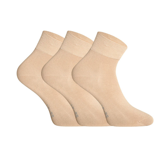 3PACK strumpor Gino bambu beige (82004)