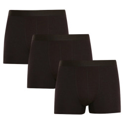 3PACK Boxershorts för herrar Nedeto svart (3NDTB001)