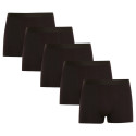 5PACK Boxershorts för herrar Nedeto svart (5NDTB001)