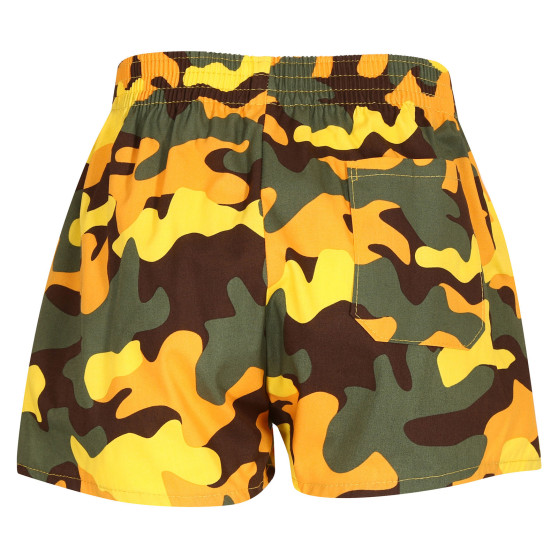 Barnshorts Styx art classic rubber camouflage yellow (J1559)