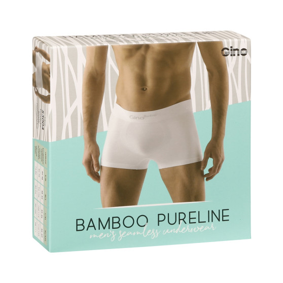 Boxershorts för män Gino sömlös bambu petrol (53004)