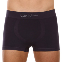 Boxershorts för herrar Gino sömlös bambu grå (53004)