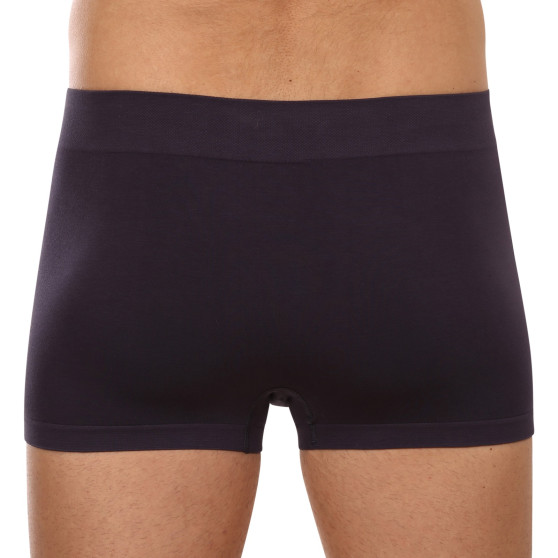 Boxershorts för herrar Gino sömlös bambu grå (53004)