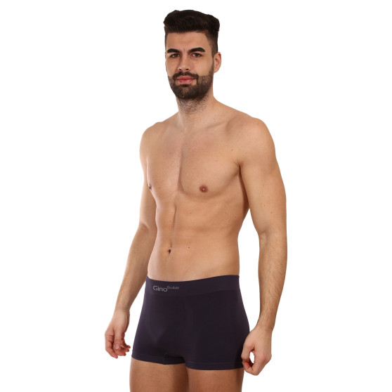 Boxershorts för herrar Gino sömlös bambu grå (53004)