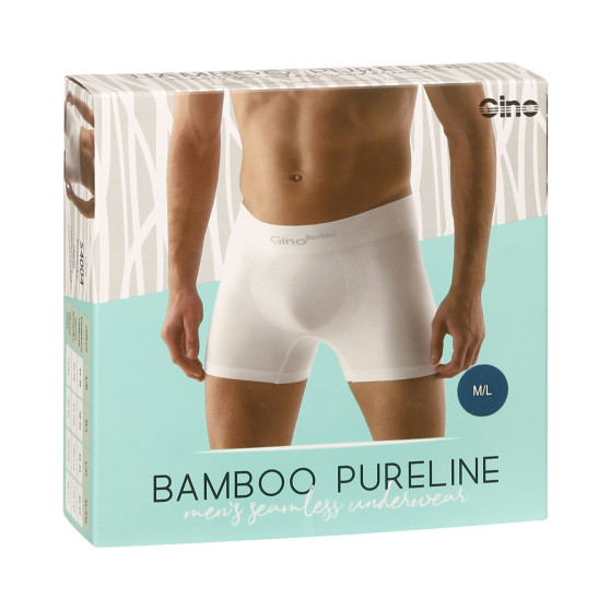 Boxershorts för män Gino sömlös bambu petrol (54004)