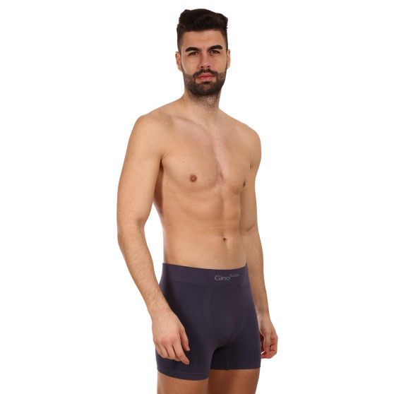 Boxershorts för män Gino bambu sömlös grå (54004)